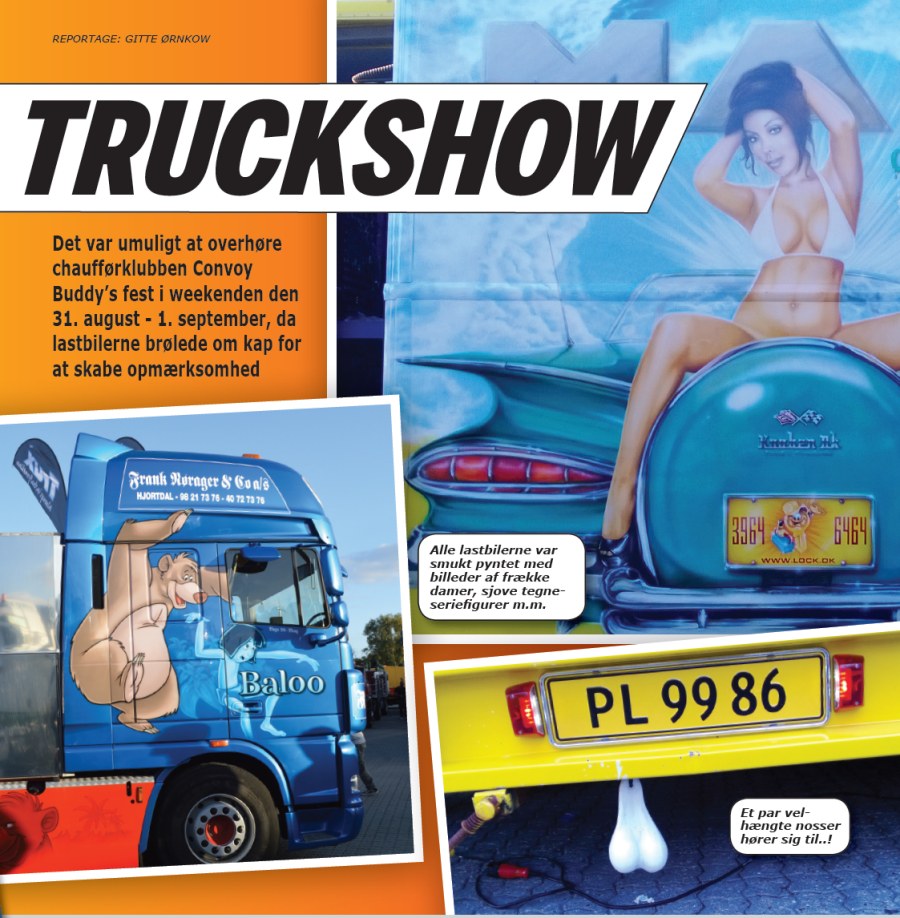 Stort Truckershow i Danmark